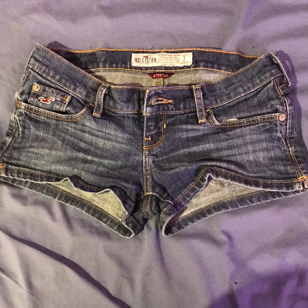 Hollister jean shorts
